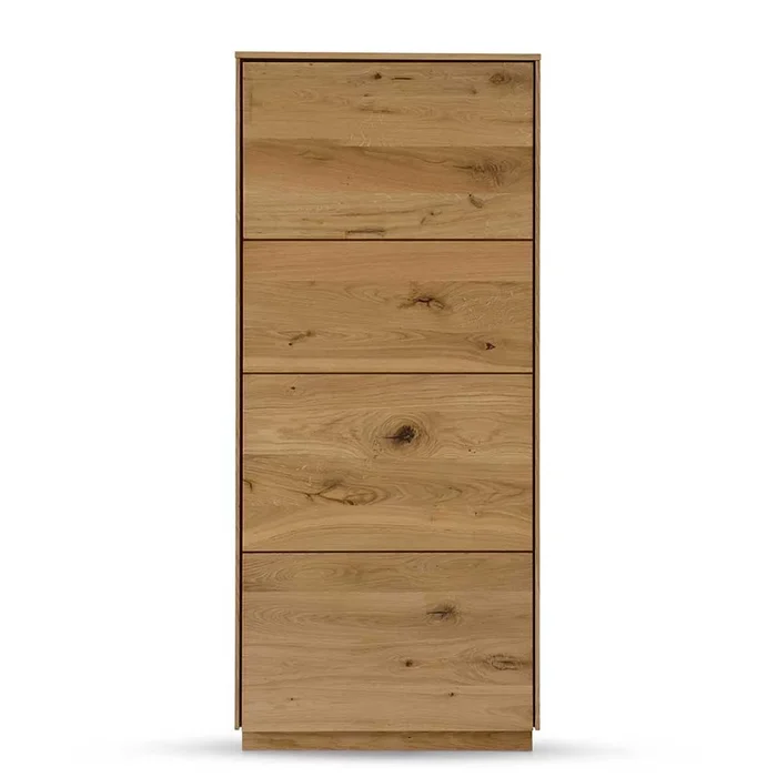1-türiger Wildeiche Schrank 63x145x44 cm – Obinson