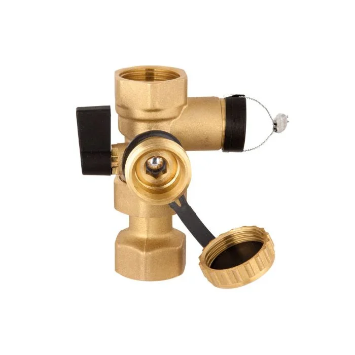 Afriso Kappenventil 77950 G 1 x 1, mit integriertem KFE-Hahn G 3/4