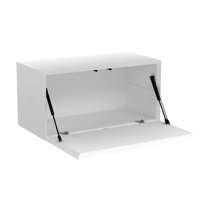 Aktion: Masterbox® B 800 x H 400 mm Klappe nach unten öffnend weiß