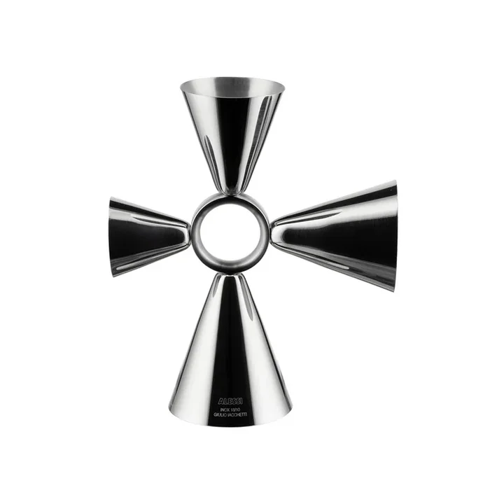 Alessi – The Tending Box Quadri Combo Messbecher, Edelstahl
