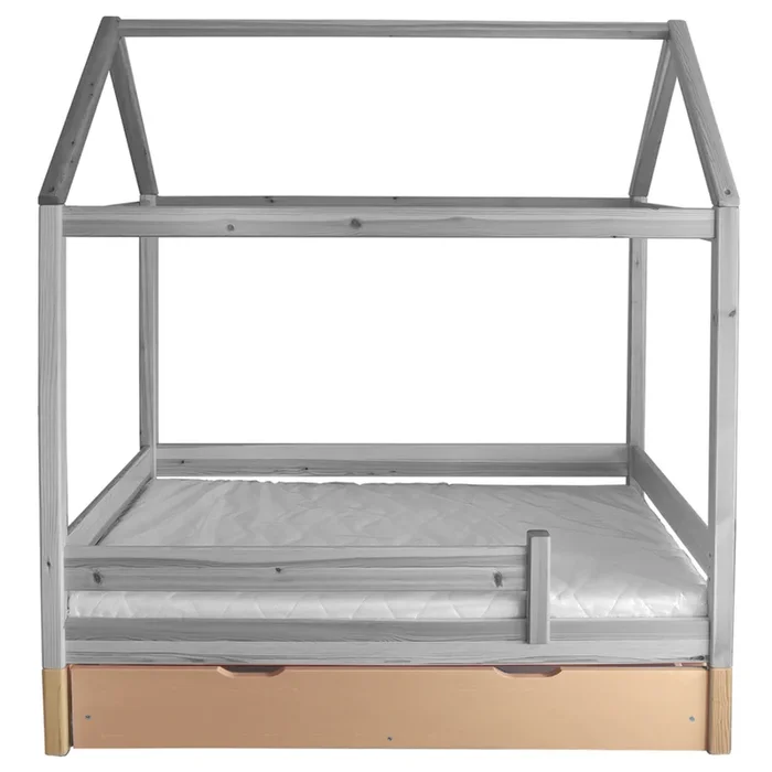 Bed box Solis children’s bed – house bed | solid wood | natural wood | 100% organic bed