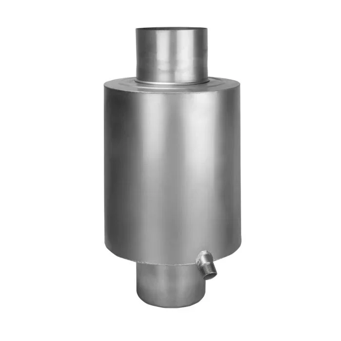 Bertrams Asde 15 Abgasschalldämpfer 16ASDE25-100 Ø 100 mm, mit Edelstahldämpfung 25 dB(A)