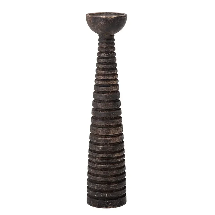 Bloomingville – Thore Kerzenständer, Ø 12,5 x H 61 cm, braun