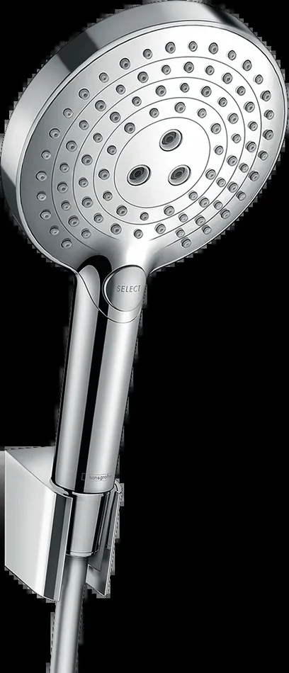 Brausenset Raindance Select S 120 Porter’S chrom mit 1250mm Brauseschlauch