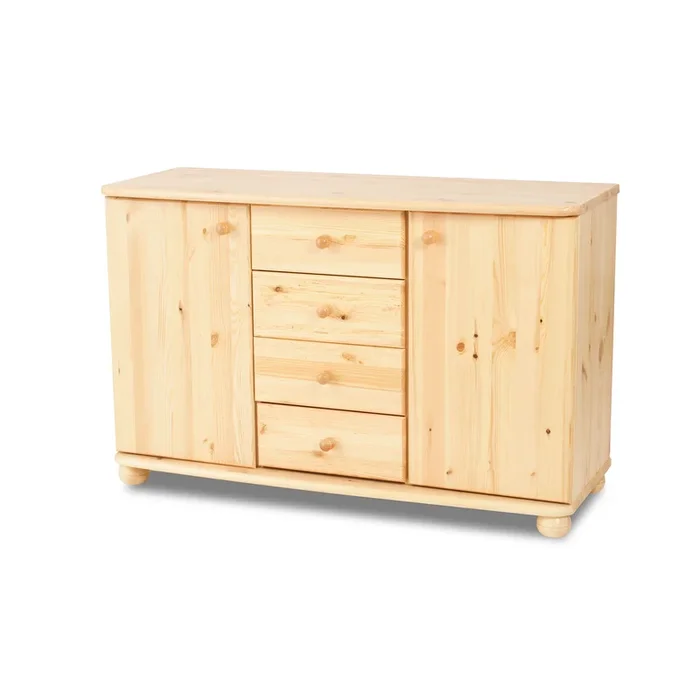 Claudia dresser sideboard | Sideboard | 4-drawer 2-door | 100% organic solid wood
