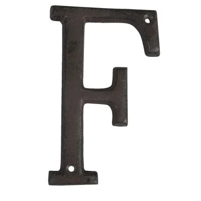 Clayre & Eef Buchstabe F 13 cm