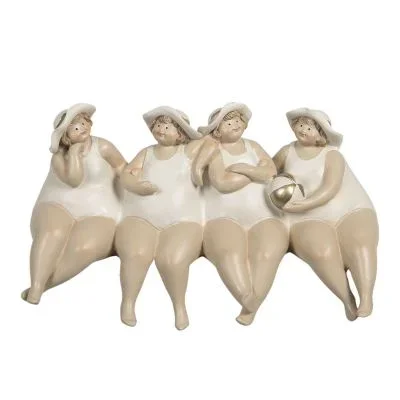Clayre & Eef Dekoration dicke Damen 24x11x13 cm