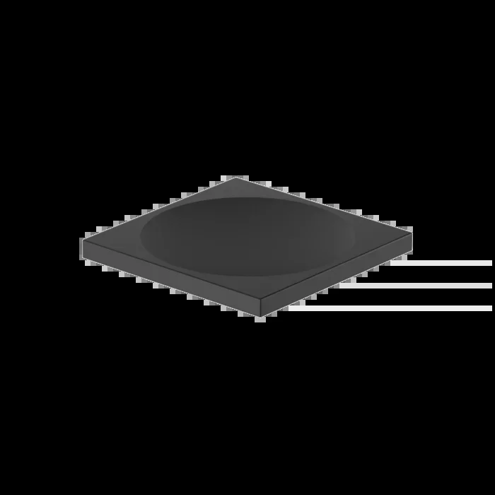Dornbracht Mem Seifenhalter 84410780-33 Standmodell, Ausladung 120 mm, schwarz matt