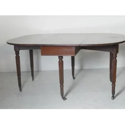 Esstisch antik aus Mahagoni – Regency Klappbarer Tisch um 1820