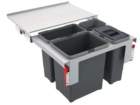 Franke Sorter60-3Garbo-Frontauszug (Grau)