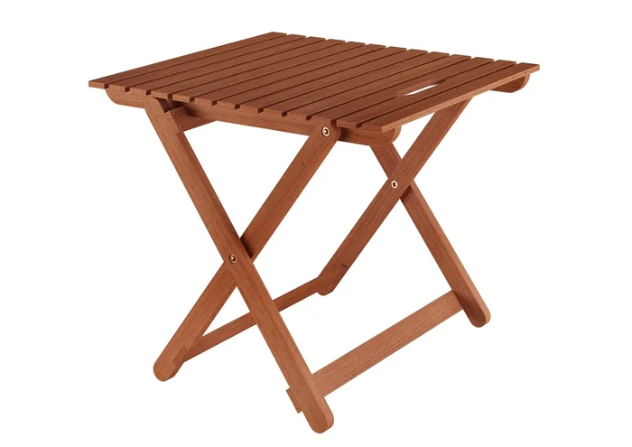 Garden side table in solid Beech, poolside, beach, camping 10-350 D