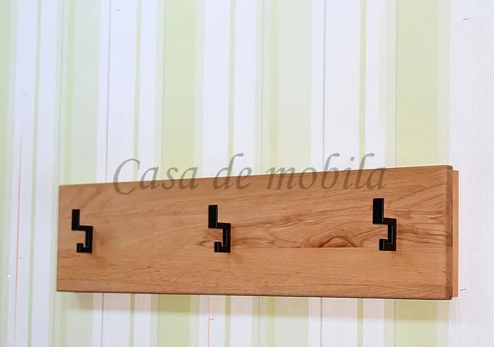 Hakenleiste MIDO 90x20x2cm Kernbuche massiv geölt