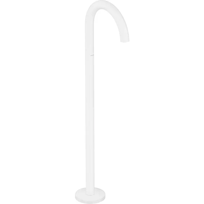 hansgrohe Axor Uno Fertigmontageset 38412700 Wanneneinlauf bodenstehend, gebogen, Ausladung 226mm, mattweiß