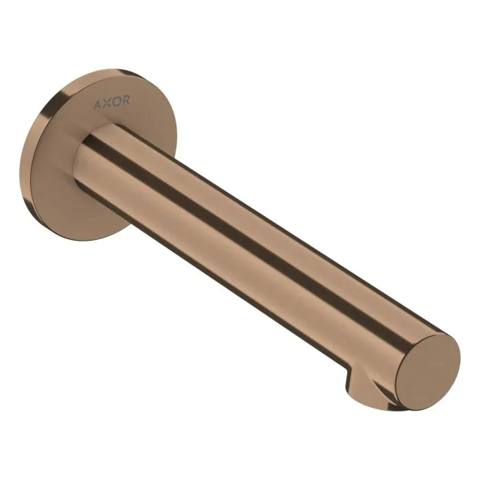 hansgrohe Axor Uno Wanneneinlauf 45410310 Ausladung 175mm, gerade, mit Rosette, Wandmontage, brushed red gold