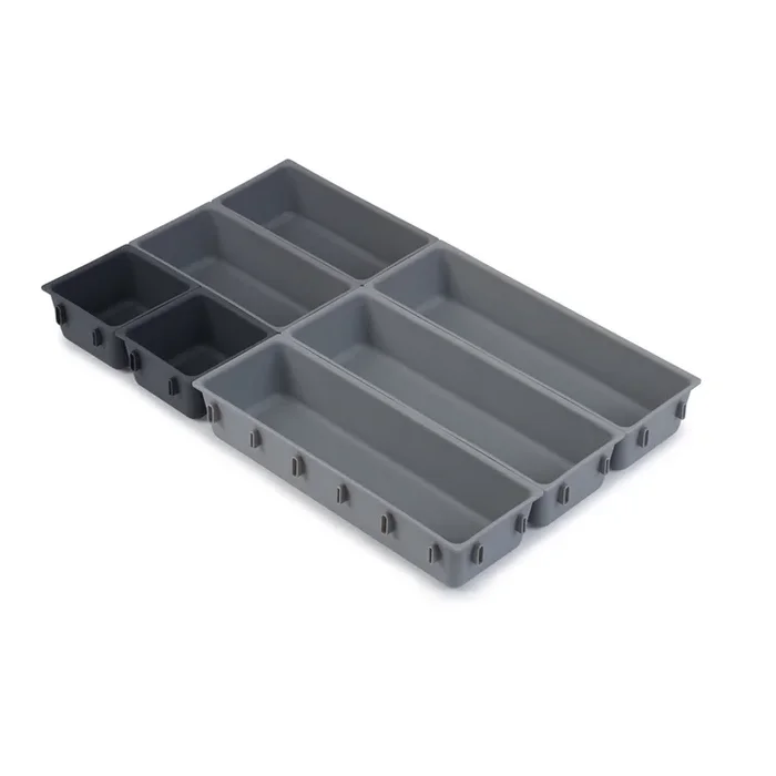 Joseph Joseph – Blox Schubladen Organizer Set 7-teilig, grau