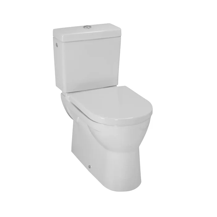 Laufen Stand-Flachspül-WC „Pro“ 360 × 400 × 670 mm in Weiß, Abgang waagerecht