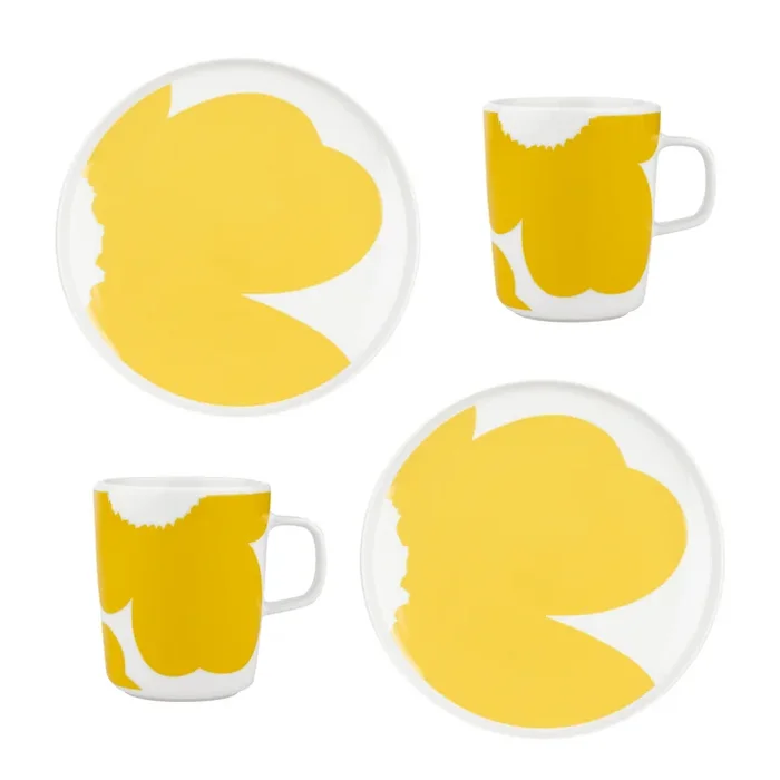 Marimekko – Oiva Iso Unikko Teller & Becher
