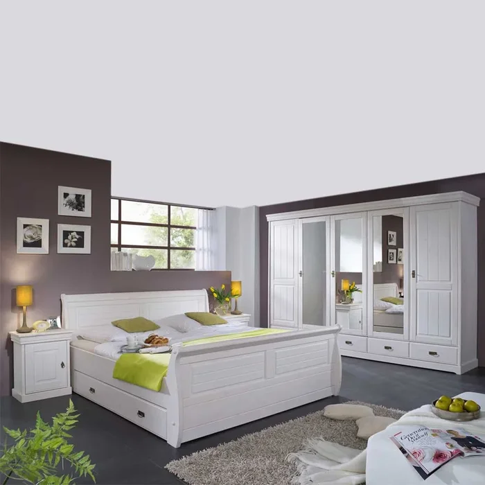 Massivholz Schlafzimmer Pigaro