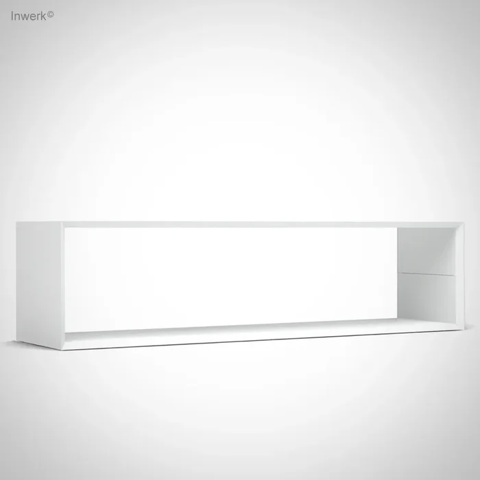 Masterbox® B 1600 x H 400 mm offen weiß