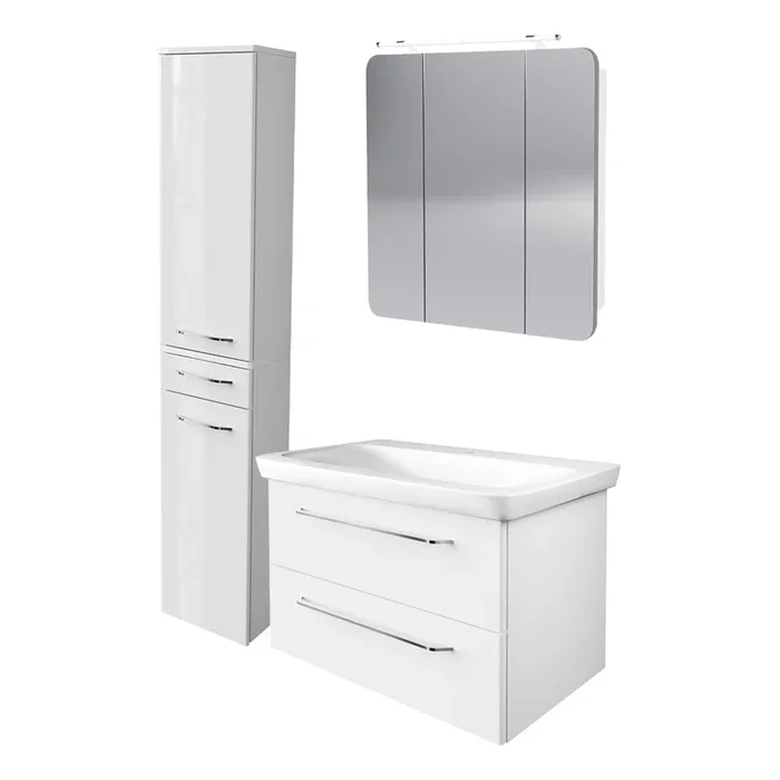MILANO Badmöbel Set 4-teilig