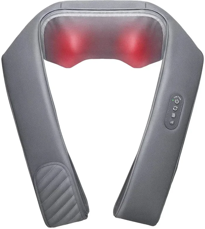 NAIPO oCuddle™ Deluxe Massagegerät, Mit Akku, Wärmefunktion, Hands-Free-Design