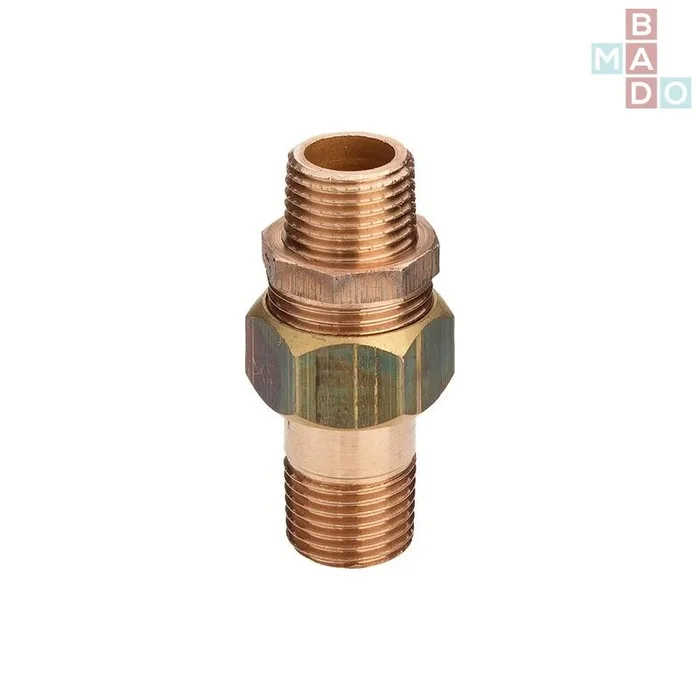 Rohrverschraubung A/A flachdichtend 1/2 Rotguss 3334