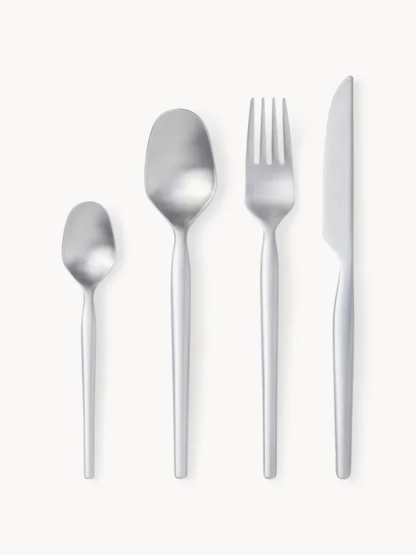 Satiniertes Besteck-Set Dorotea, 4 Personen, 16er-Set