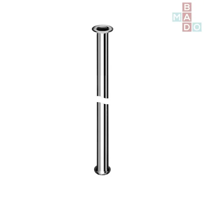 Schell Kupferrohr Ø 10mm mit Bördelrand Ø14mm und Ø18mm 300mm lang chrom 500000699