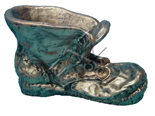 Schuh Deko Blumen Vasen Vintage Vase Deko Blumentopf Dekoration Deko Hochglanz