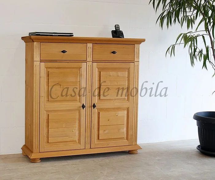 Schuhschrank MONA Landhaus 115x115x38cm Fichte massiv gelaugt geölt