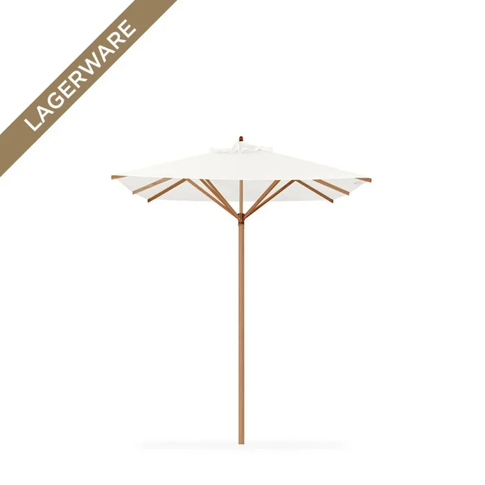 Teak 250×250 cm mit Flaschenzug, weiß