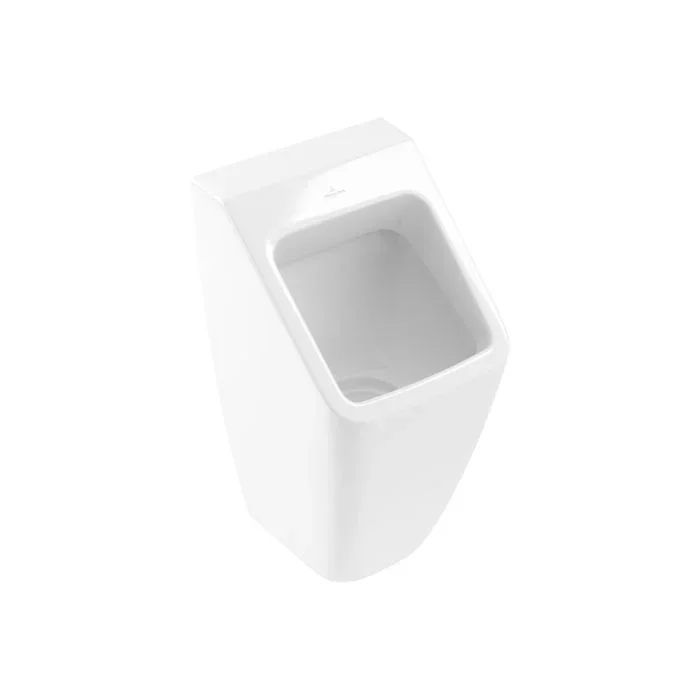 Villeroy & Boch Architectura Absaugurinal 558705R1 weiss c-plus, Zielobjekt, Zu- und Ablauf verdeckt