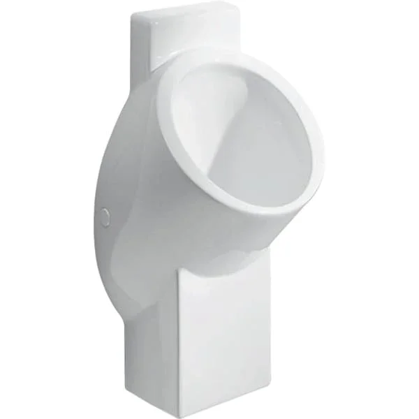wasserloses Urinal „Centaurus“, Befestigung verdeckt, ohne Zielobjekt 37,5 × 72 × 32,5 cm mit KeraTect®