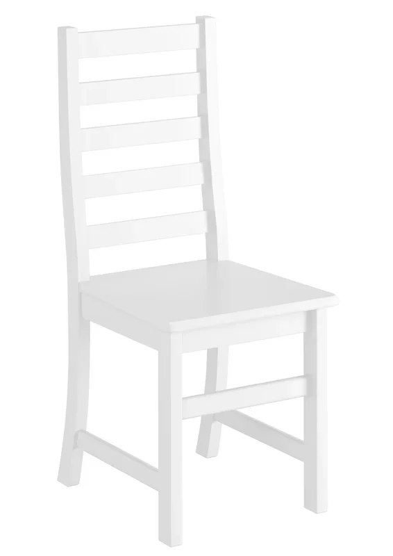 White elegant solid pine chair for kitchen and dining room 90.71-21W